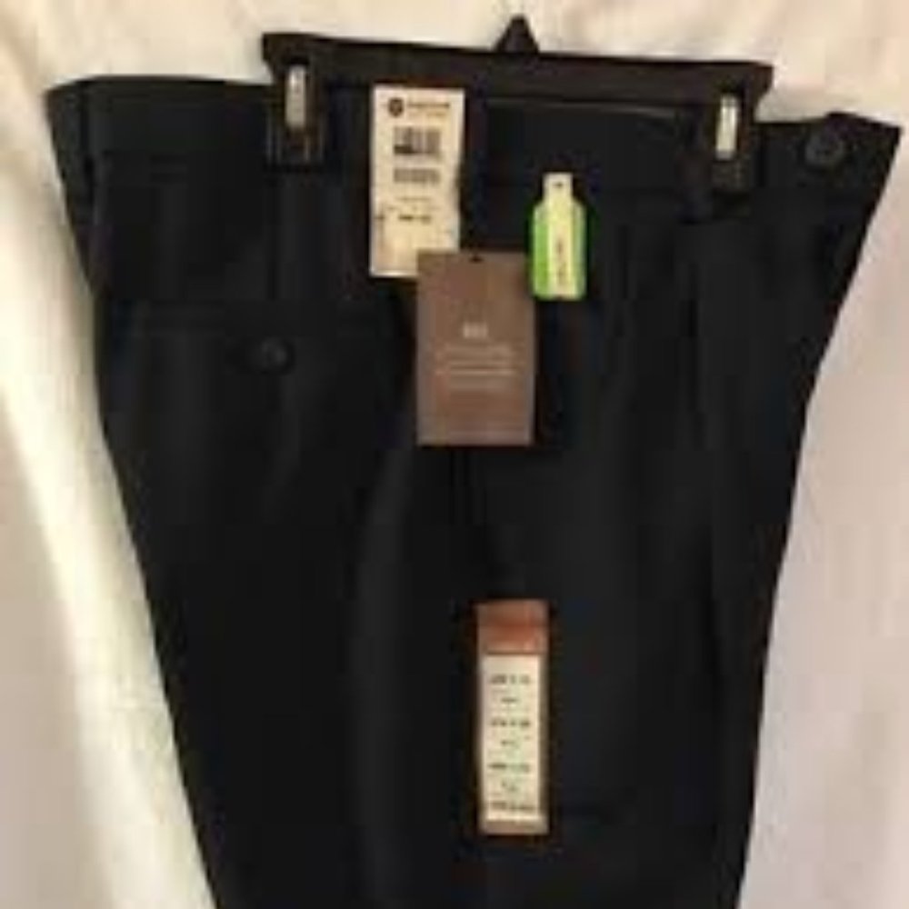 Haggar eClo pleated front men's pants (3 pair)